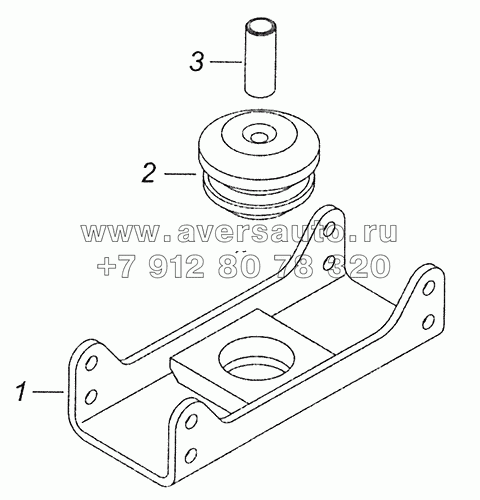 4308-1001009 Опора передняя с подушкой