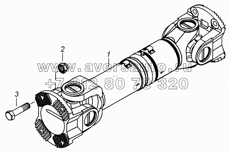 43253-2200001-10 Установка карданного вала