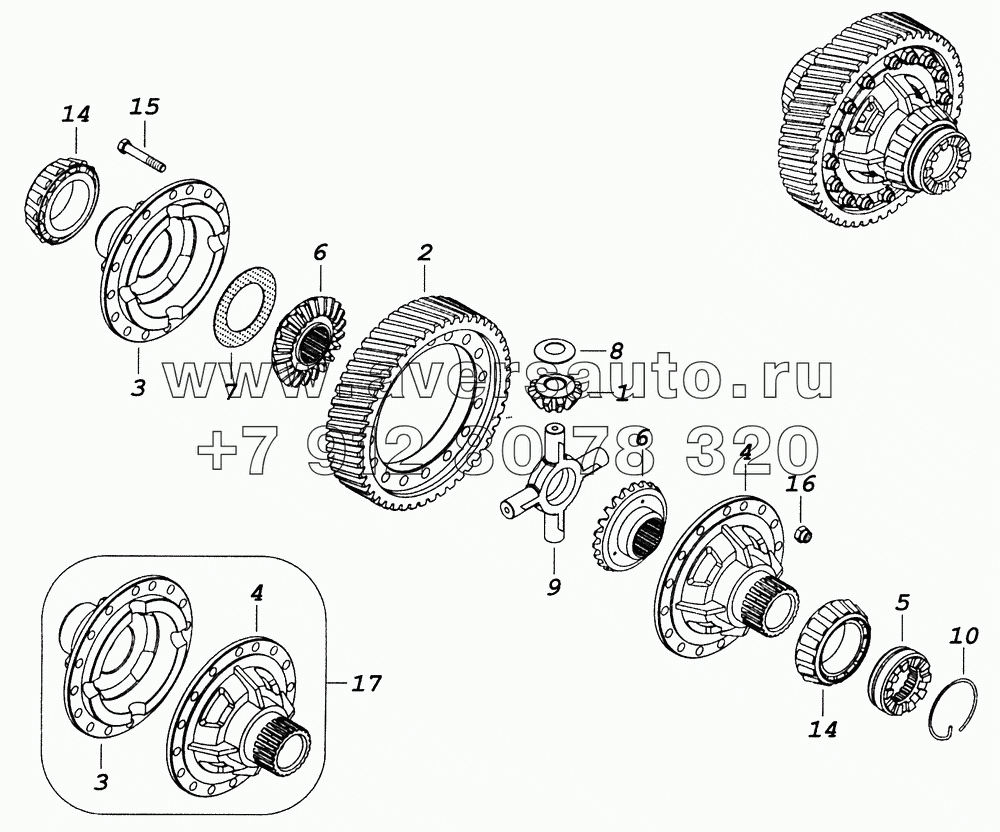 53229-2403011-10 Дифференциал заднего моста