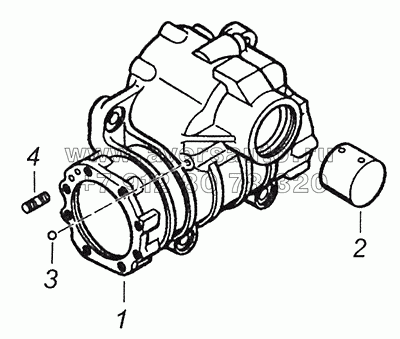 4310-3401010 Картер механизма рулевого управления