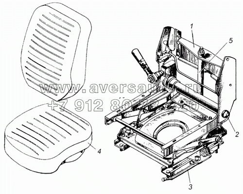 Сиденье водителя