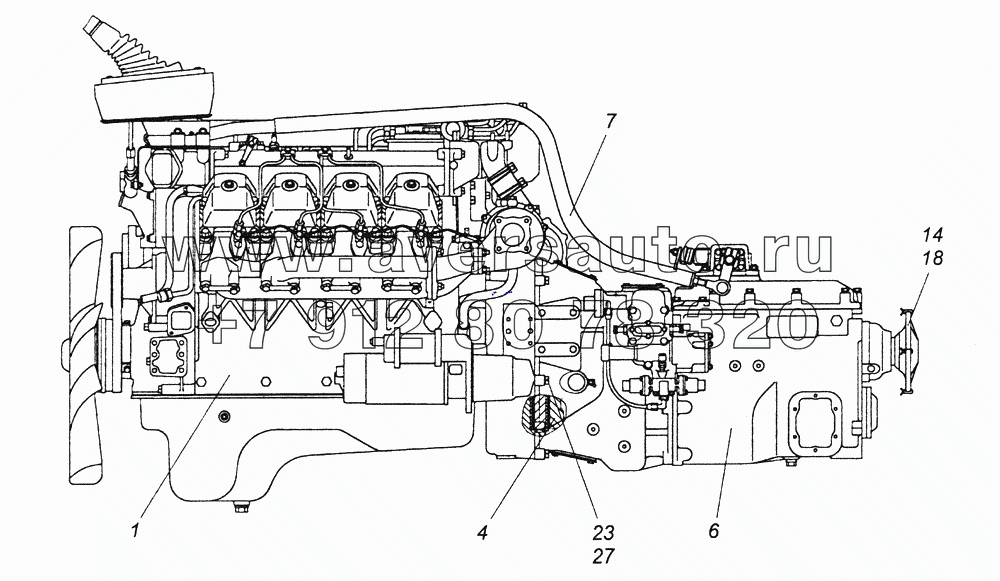 740.30-1000302-71 Агрегат силовой