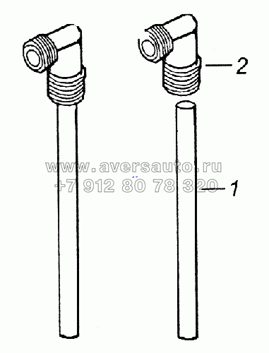 5320-1104136 Трубка слива топлива в бак с угольником