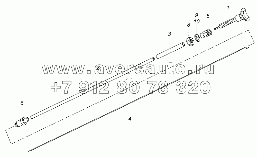 5320-1108120-99 Тяга ручного управления подачей топлива двигателя