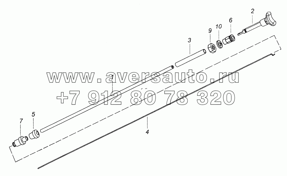 5425-1108130 Тяга ручного останова двигателя