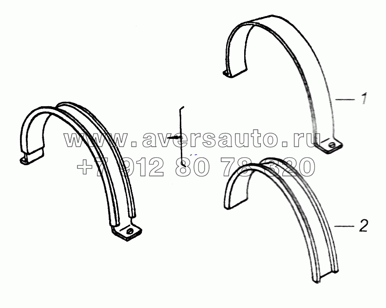 5320-1311086-30 Скоба верхняя