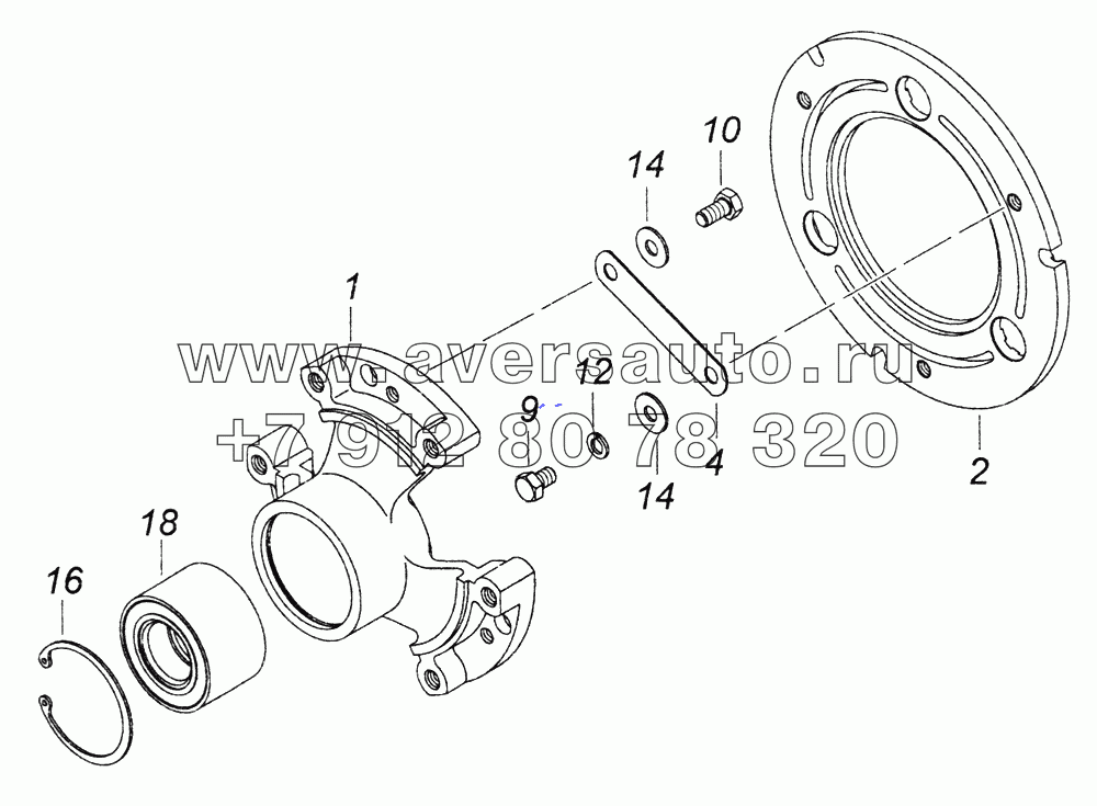 740.30-1317520-10 Ступица вентилятора с фрикционным диском