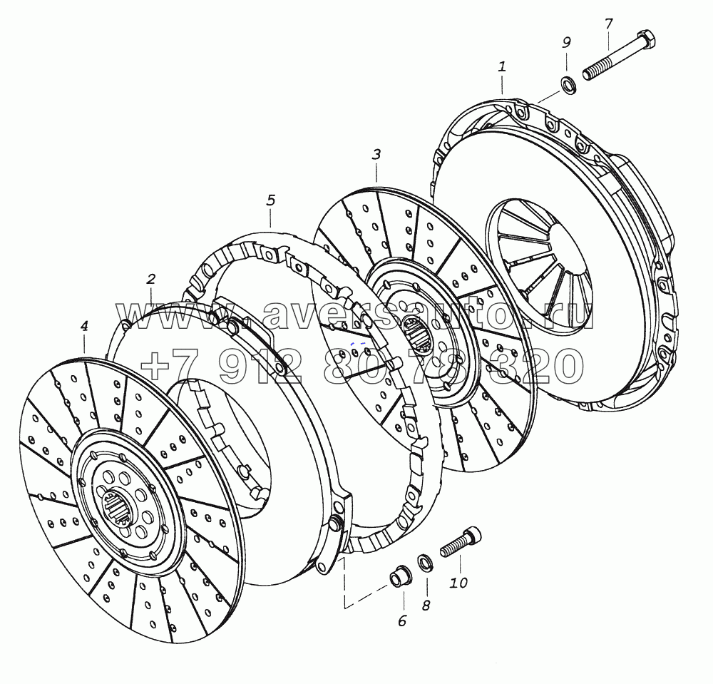 17.1600010-10 Сцепление