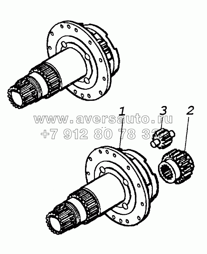 43114-1802155 Обойма дифференциала раздаточной коробки с сателлитами