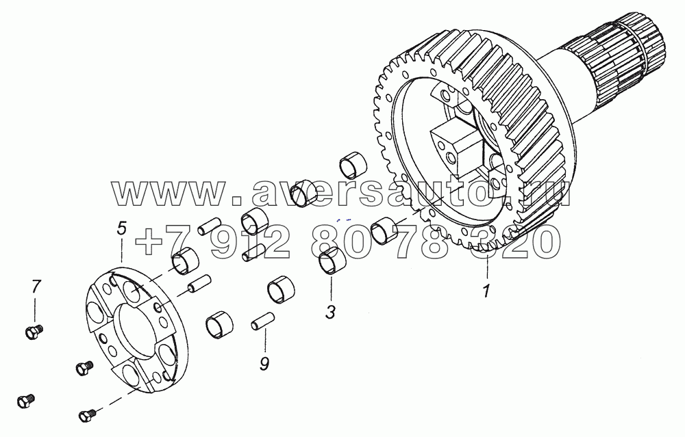 65111-1802160-10 Обойма дифференциала раздаточной коробки