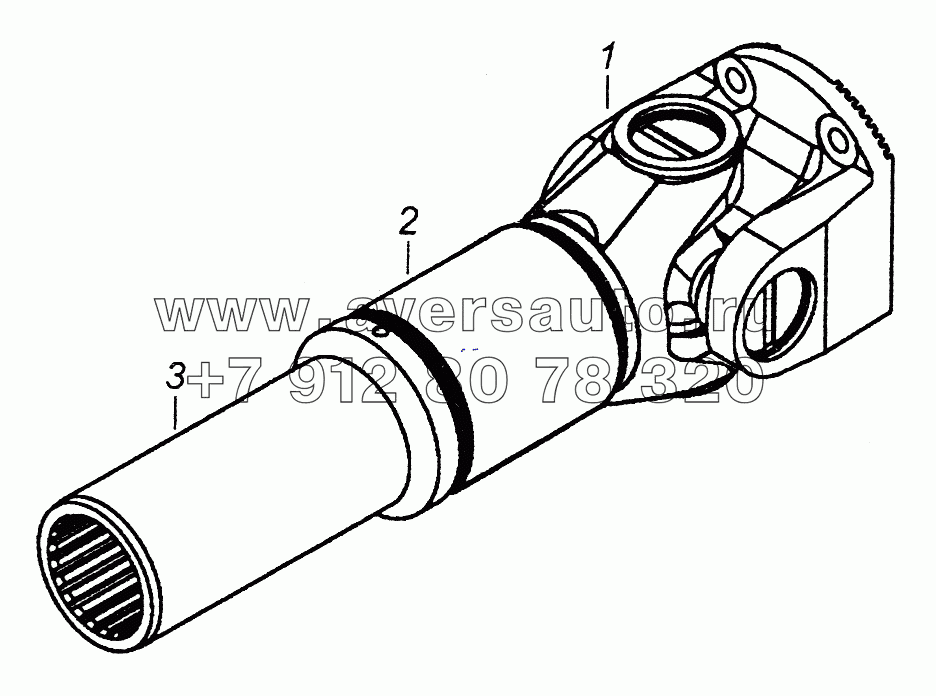 53205-2201017-10 Вал карданный с шарниром