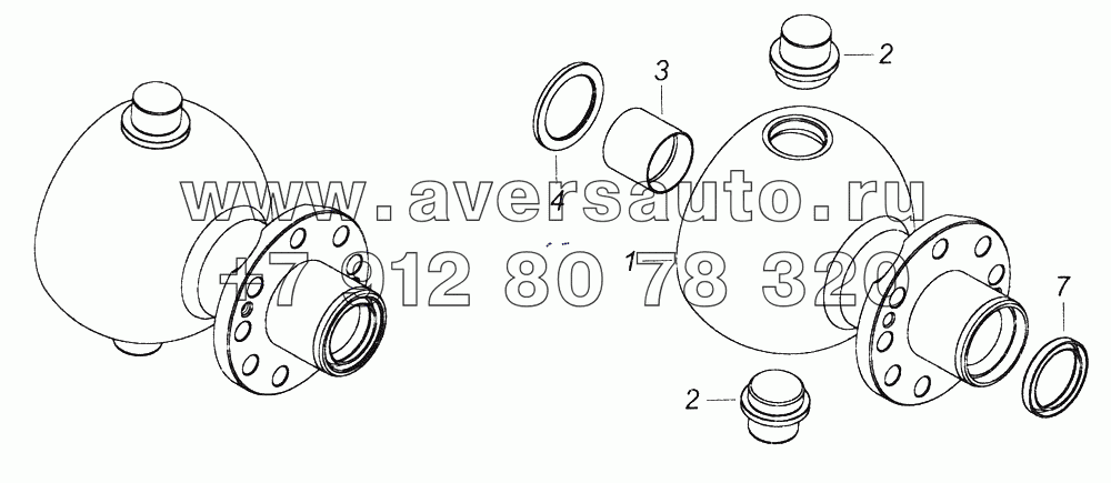 4310-2304012 Опора шаровая поворотного кулака