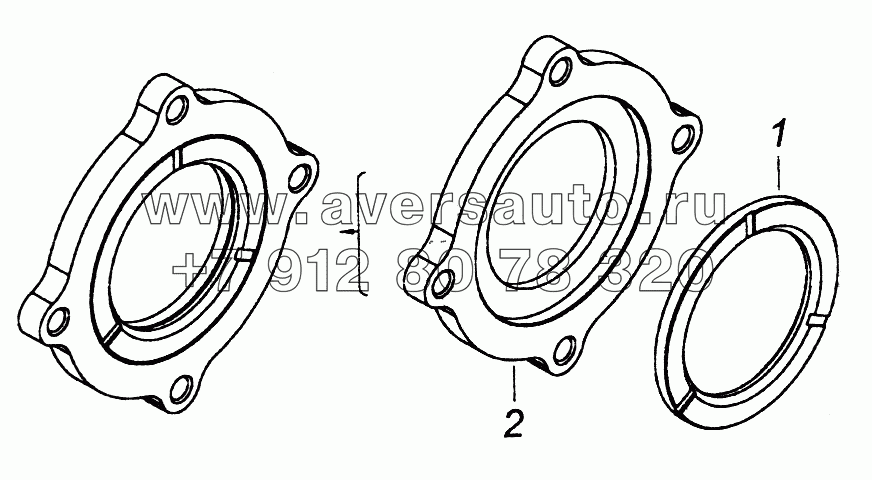 4310-2304128 Кольцо упорное кулака шарнира полуоси