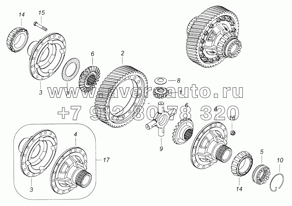 53229-2403011-10 Дифференциал заднего моста