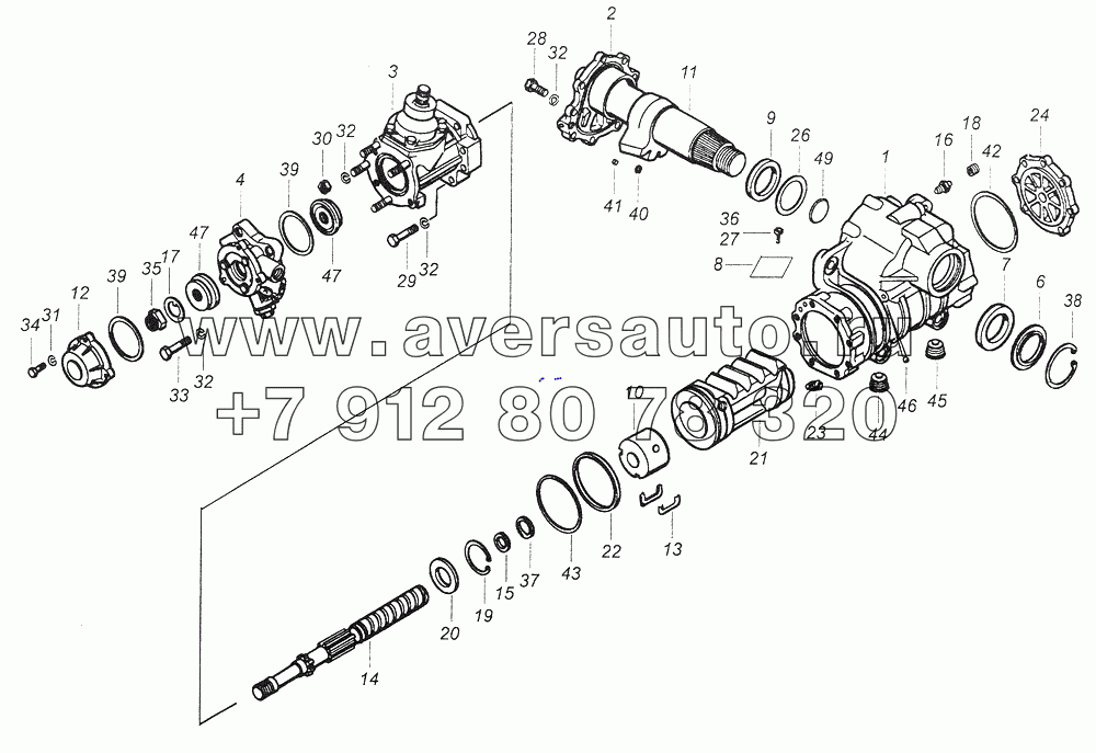 4310-3400020 Механизм рулевой