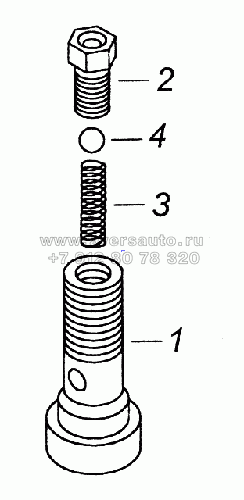 7405.1004066 Клапан форсунки охлаждения поршня