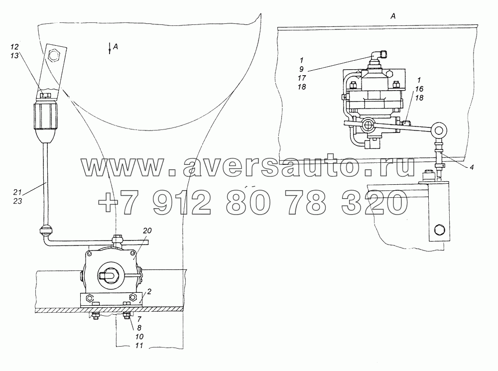 4925-3500033 Установка регулятора тормозных сил