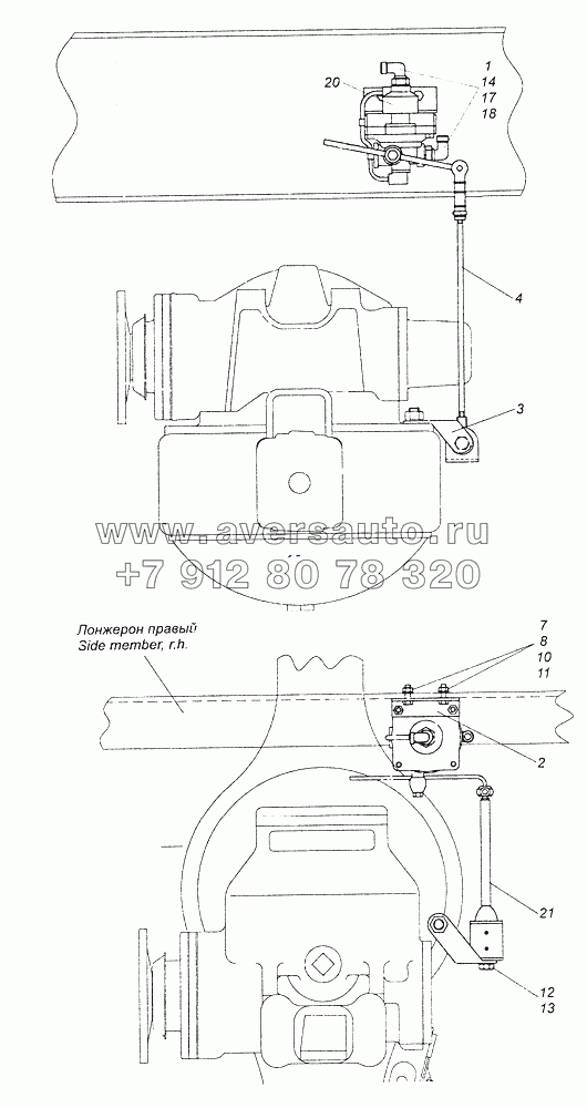 43501-3500033 Установка регулятора тормозных сил