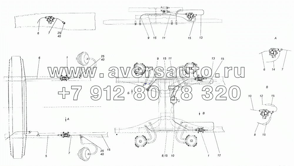 4310-3506042-41 Установка пневмоуправления системой АБС