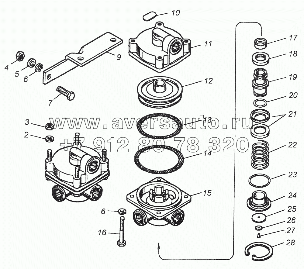 100-3518010 Клапан ускорительный