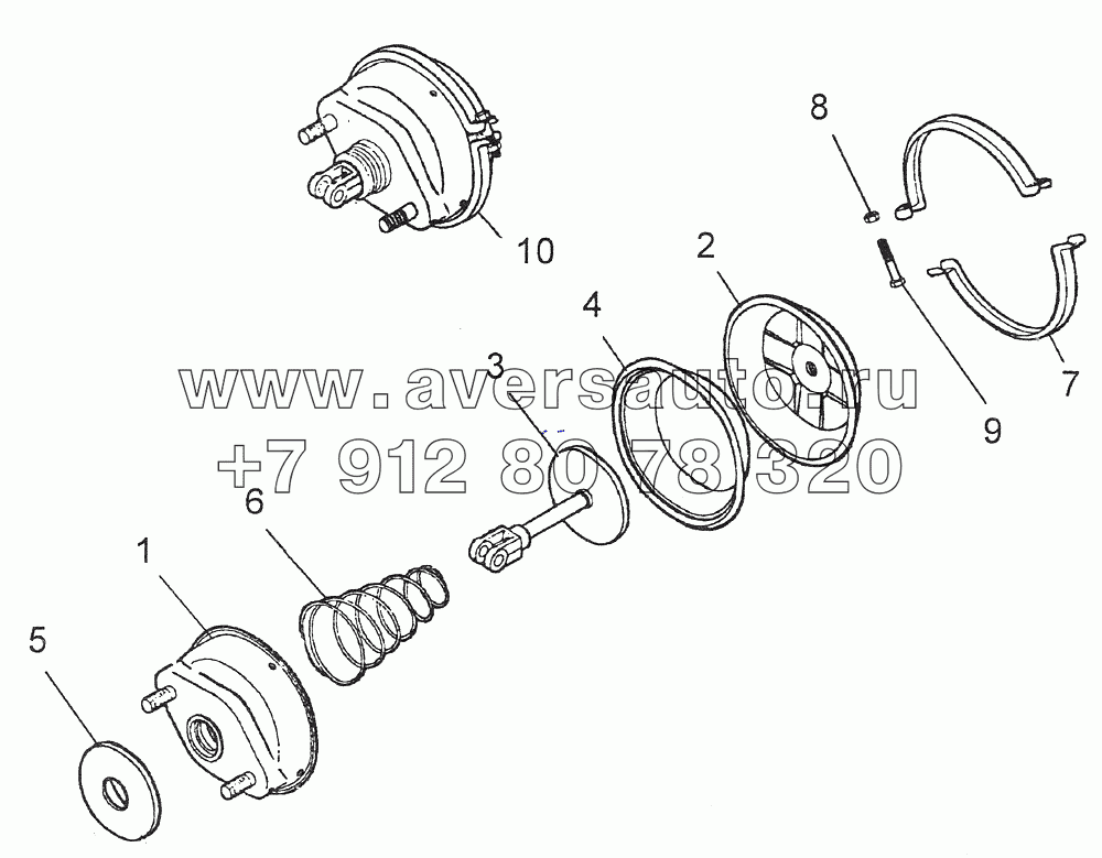 661-3519210-10 Камера тормозная в сборе