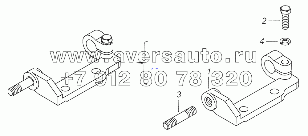 740.3701770-10 Кронштейн крепления генератора