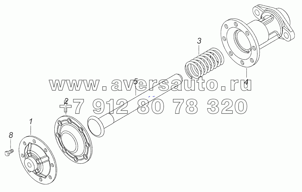 4310-4204360 Камера включения коробки отбора мощности