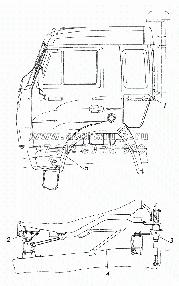 43114-5000006-24 Установка кабины с оперением