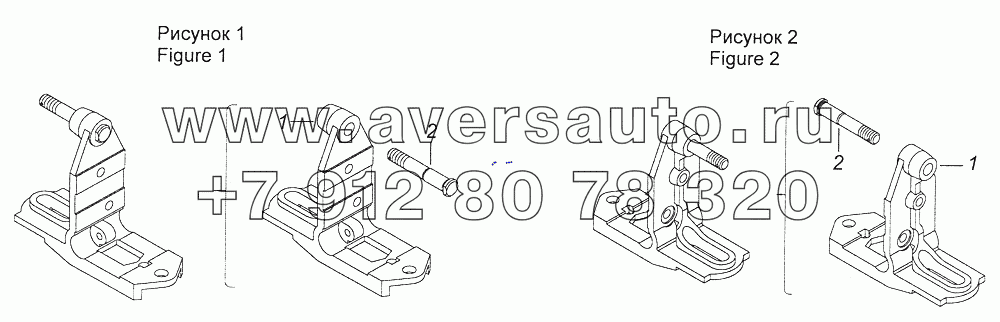 5320-5018014 Корпус запора кабины правый