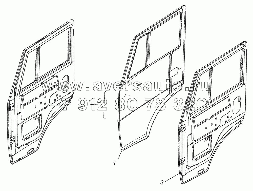 53205-6100014 Дверь правая