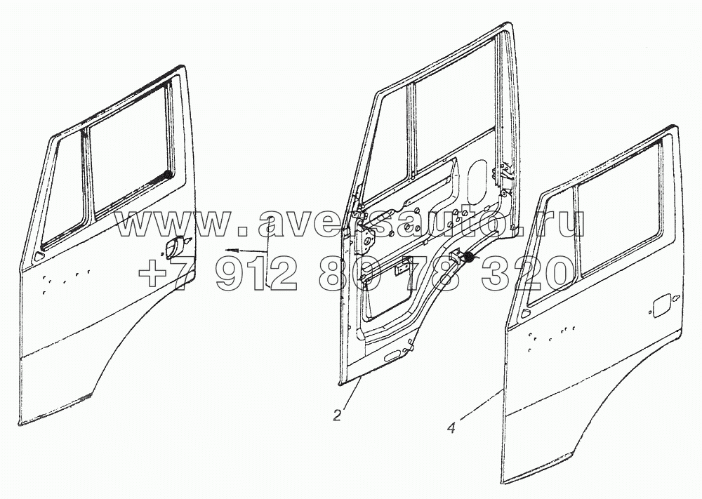 53205-6100015 Дверь левая