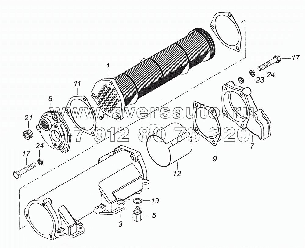 740.60-1013200 Теплообменник масляный