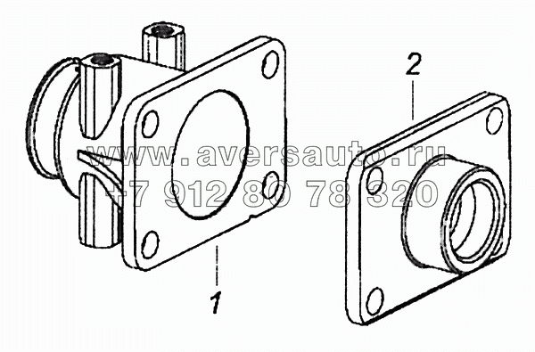 4310-2707235 Корпус буксирного прибора с крышкой (комплект)