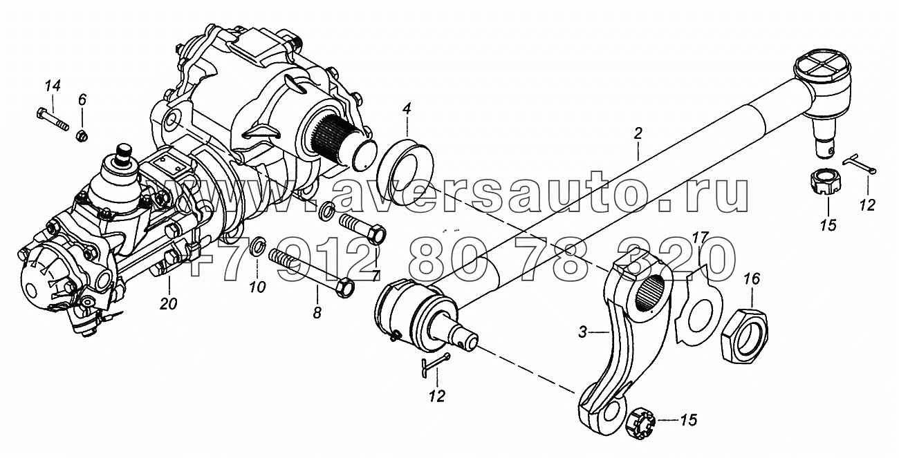 4310-3400012 Установка рулевого механизма