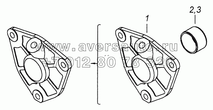 53205-3509088 Крышка задняя в сборе