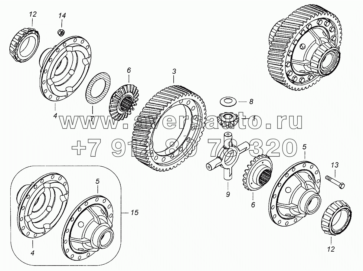 53228-2303010-10 Дифференциал переднего моста