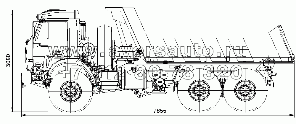 Автомобиль-самосвал без спального места КАМАЗ-45141-0000010-01