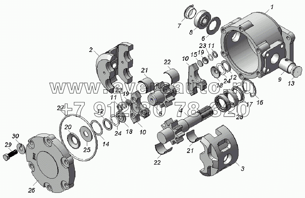 НШ32А-3-Л  Насос шестеренный