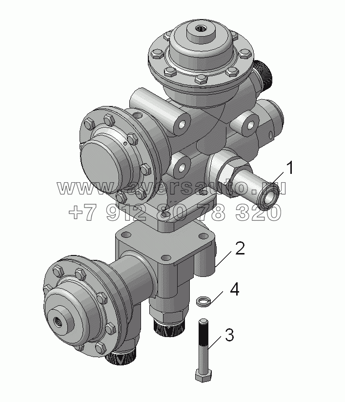 182-8607005  Блок гидрораспределителей