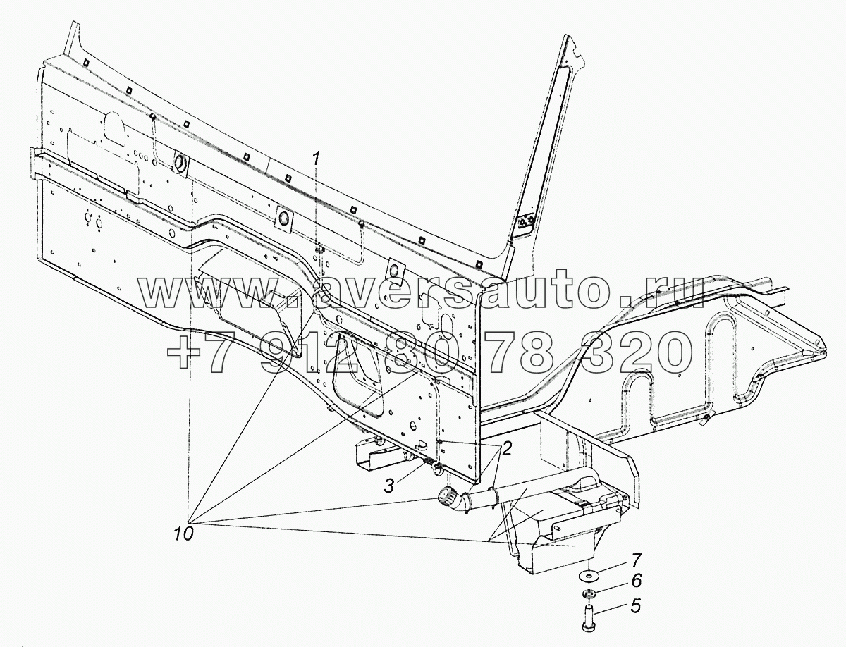 65115-5208004 Установка омывателя