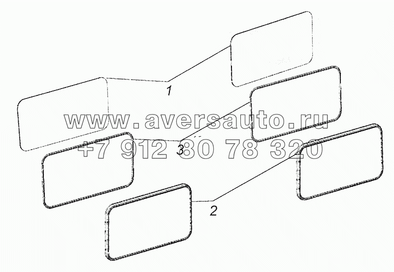 65115-5603005 Установка стекол окна задка