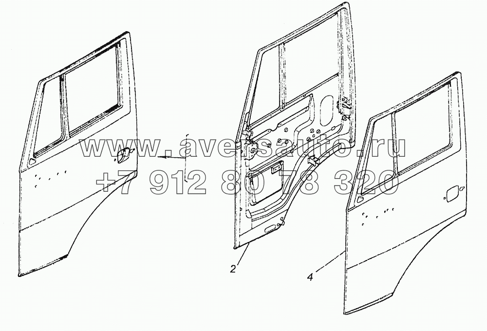 53205-6100015 Дверь левая