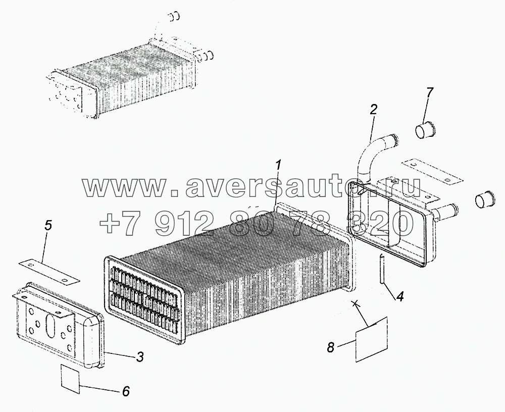 4308-8101060 Радиатор отопителя