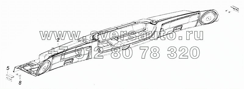 65115-8213005 Установка надоконных полок