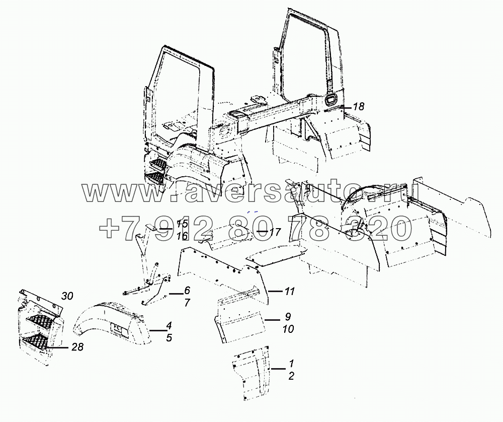 43255-8400006-07 Установка оперения кабины