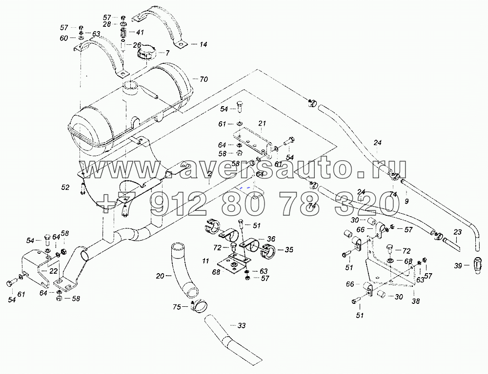 5308-1311005-20 Установка бачка расширительного