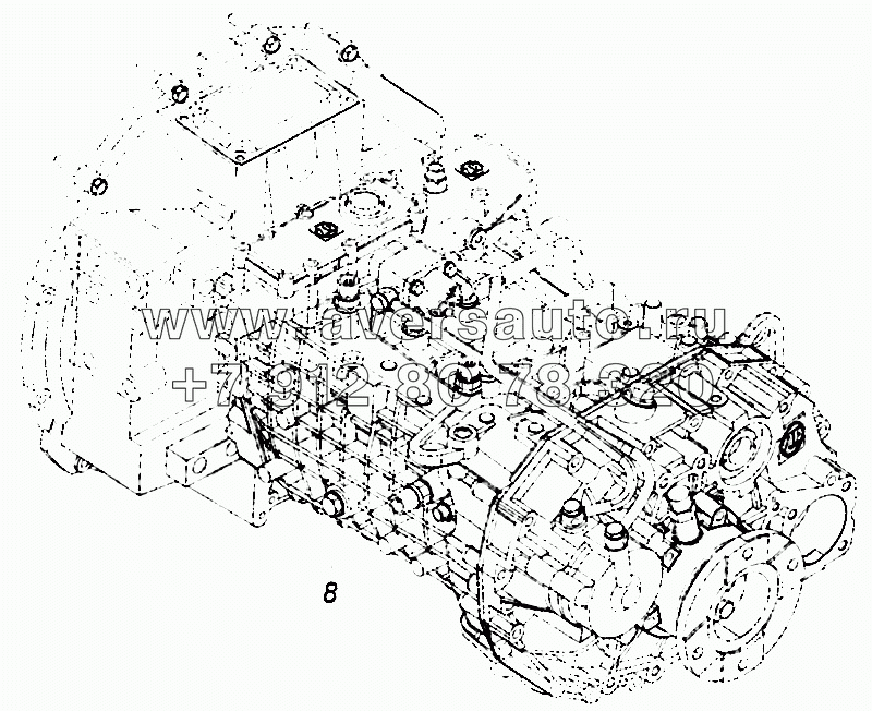 5308-1700005-10 Установка коробки передач на двигатель