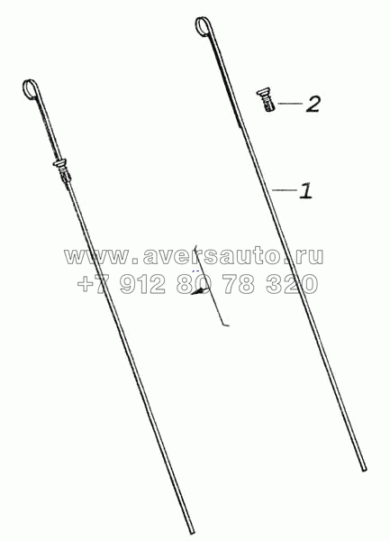 Указатель уровня масла с уплотнителем в сборе