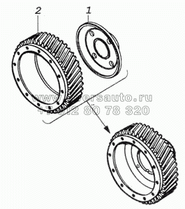 Шестерня низшей передачи