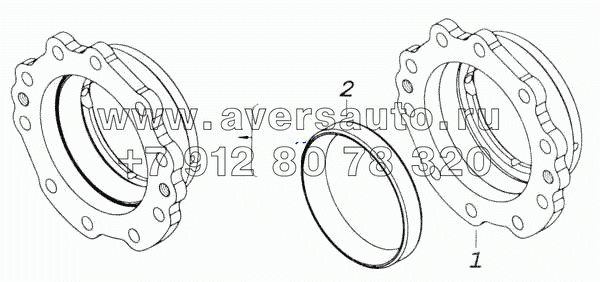 Стакан подшипников
